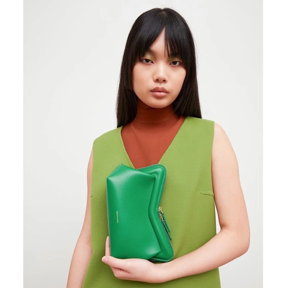 Mansur Gavriel Mini M Frame Convertible Crossbody Bag NWT Grass Green - Picture 10 of 15